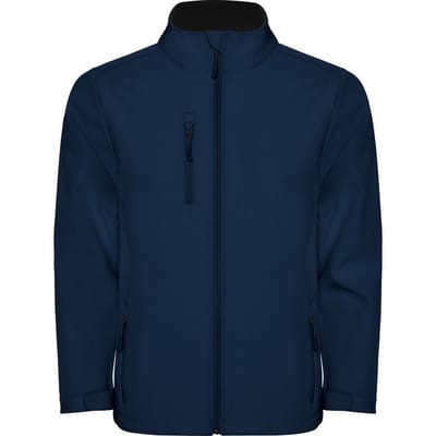 Roly Heren Nebraska Soft Shell Jas (Marineblauw)