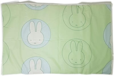 ANEL - bedomrander groot - Nijntje Lime groen - 240x60cm & 90x60cm
