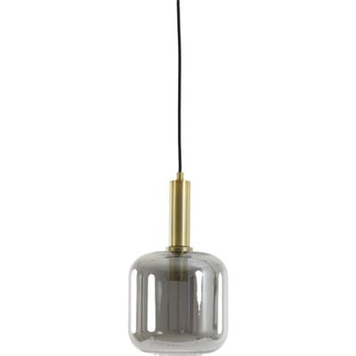Light & Living Hanglamp Lekar Ø16cm, Antiek Brons/Smoke