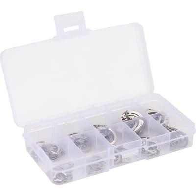 100 Stuks 304 Roestvrij Staal C-Type Veer Elastische Externe Veiligheidssnapring Circlip