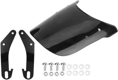 Universele Motor Windscherm Verduisterd Verhoogd Winddeflector Universele Montage 5-7 Inch Koplampen