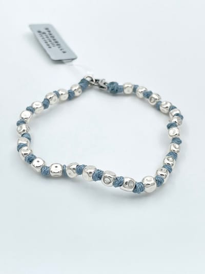 Spadarella Gioielli - SPBR03- Armband - 925 Zilver - 5mm - Columbine blue 42 - 19 Cm