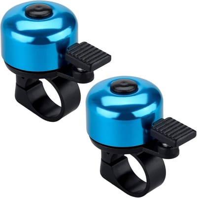 Fietsbel Set Blauw Luid en Helder Geluid voor Stadsfiets, Mountainbike en Kinderfiets (2 stuks)