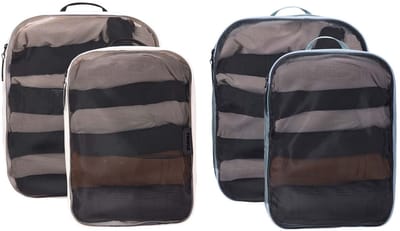 Thule Packing Cube Family - Packzak 4 dlg. (pond gray/white, M,L)