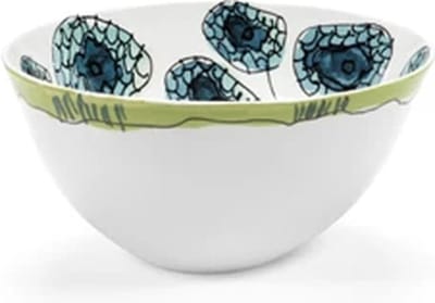 Serax Marni Midnight Flowers Anemone Vaniglia bowl / slakom D22cm H11.5cm groen / blauw