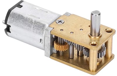 Krachtige Mini DC Motor met Hoge Koppel en 136RPM voor Batterijtoepassingen en DIY Projecten