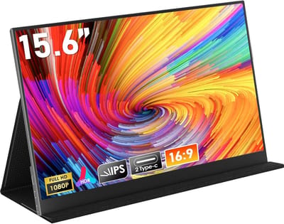 Portable Monitor - Draagbare Scherm - Gaming - Full HD - Zwart