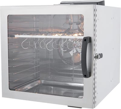 Voedseldroger - Elektrische droogautomaat - Zelf Runderbiltong Maken - Geluidsarm 55dB - 46.5x40x43 cm - Zilver