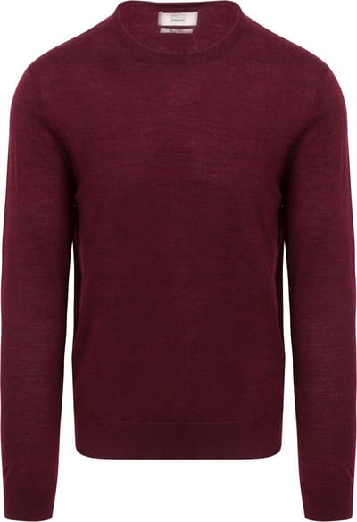 King Essentials The John Pullover Merino Burgundy - Maat XXL - Heren - Pullovers