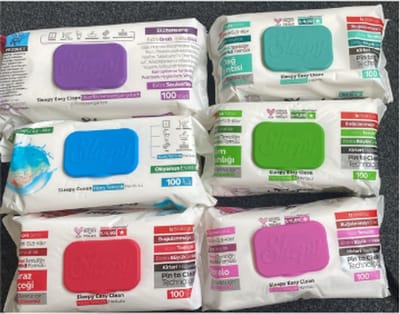 SLEEPY DOEKJES VOORDEELVERPAKKING -6 x 100 Sleepy Doekje Easy Clean 6 Packs of 6 x 100 (600 Pieces) - Met nieuwe producten