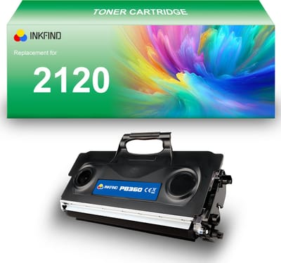 INKFIND TN-2120 tonercartridge compatibel met Brother 2120 2110 TN2110 TN-2110 TN2120 TN-2120 - 1-pack Zwart