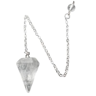 Bergkristal Pendel Facet - Pendels Spiritueel - Pendelen - Pendel Edelsteen - Edelsteen