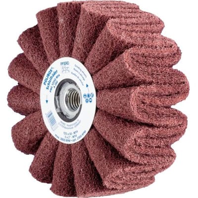 PFERD TOOLS 44642503 Polinox vliesslijpwiel PNG Ø 125 x 50 mm schroefdraad M14 A 280 voor fijnslijpen & finish 125 mm 2 stuk(s)