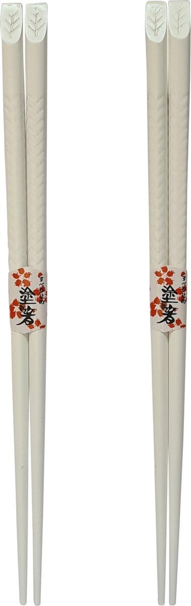 DongDong - Eetstokjes Japanse stijl - 2 paar - Gekerfd motief