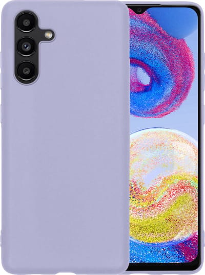 Hoesje - Geschikt voor Samsung Galaxy A04s - Sterk & Shockproof - Siliconen Case - Hoes Cover - Telefoonhoes - Lila