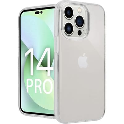 ShieldCase telefoonhoesje geschikt voor Apple iPhone 14 Pro TPU case - transparant - Siliconen hoesje - Shockproof case hoesje - Backcover case