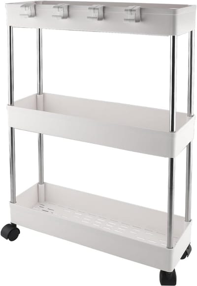 DailySupplies® Keukenkast - Magnetronkast Keuken - Trolley op Wieltjes