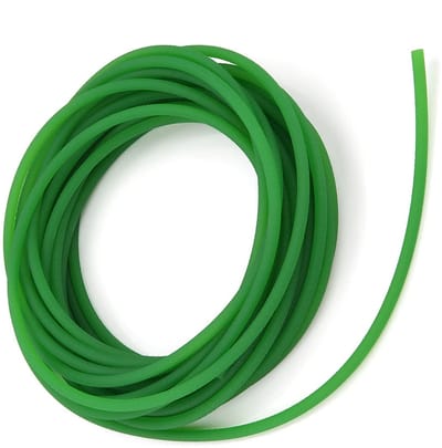 Dailygoods - Polyurethaan Ronde Aandrijfriem 5mm x 10m - Hoge Kwaliteit Groene Polyurethaan Riem voor Machines