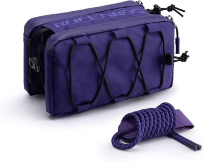 Fietstas Bovenbuis - Frame Tas - Fietsen Onderweg - Slank Elastisch Ontwerp - 1 Liter Capaciteit - Lila