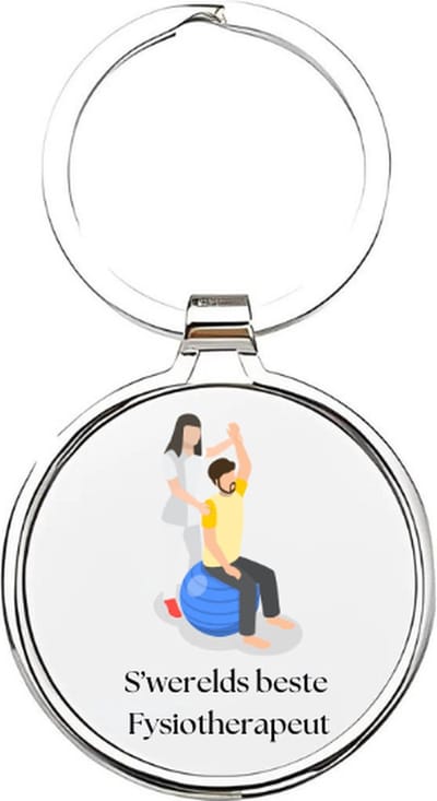Akyol - s' werelds beste fysiotherapeut Sleutelhanger - Werk - de beste fysiotherapeut - fysiotherapeut - fysio - therapie - arts - masseur - fysiotherapie - sportblessures - specialist - fysioloog - gezondheidsspecialist - 4 x 7,5 CM