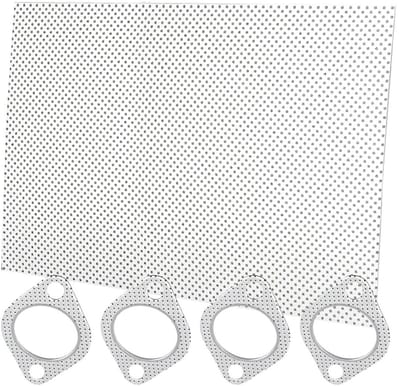 Universele Uitlaatafdichting, 30 x 20 cm, 1.6 mm Dikke Multilayer Metaalplaat, Warmtebestendig tot 350 Graden, Voor Auto en Motorfiets, Afdichtpapier, Duurzaam en Flexibel
