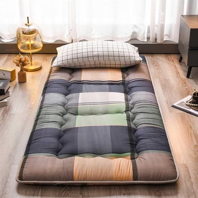 Oprolbare Matras - Japanse Futon - Comfortabel Slapen - Dubbel Antislip - 180x200cm - Grijs