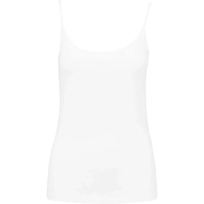 Tank Top Dames M Kariban Mouwloos White 95% Katoen, 5% Elasthan
