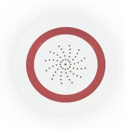 Intelligente Binnensirene - Alarm Geluid - Huis Beveiligen - App Bediening - Batterij Gevoed - Rood