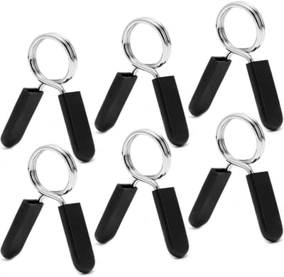 Set van 6 Veerklemmen voor Dumbbells, Oefenclips voor Gewichtheffen, Krachttraining en Fitness Accessoires