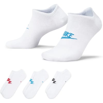 Nike Sportswear Everyday Essential No-Show Sokken (3-pack)
