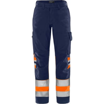 Hoogzichtbare werkbroek klasse 1 voor dames Fristads Green 2652 GPLU