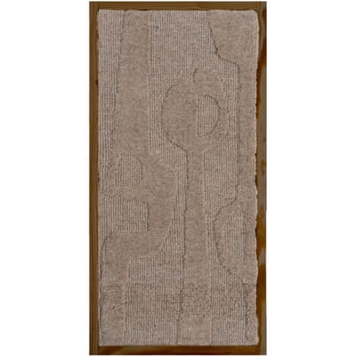 Wanddecoratie Devin Beige - Wool Hanging 40 x 80 cm - Luxe Wanddecoratie van Wol