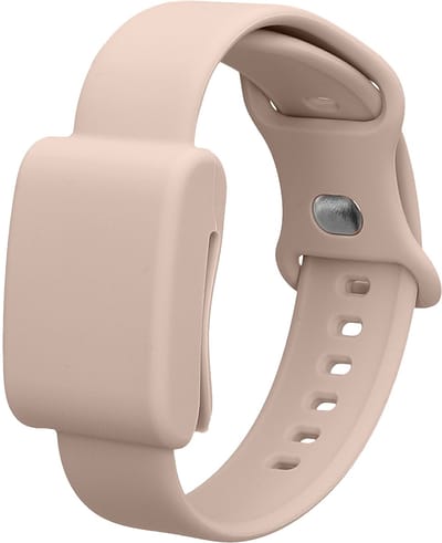 kwmobile horlogebandje geschikt voor Whoop 5.0 / Whoop 4.0 / 3.0 polsband - Smartwatch bandje van TPU - Activity tracker horloge band in pastelkleurige perzik