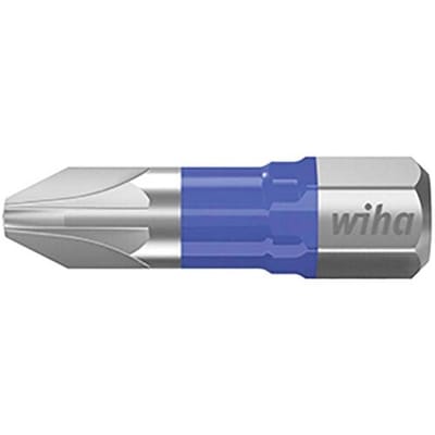 Wiha 41601 Kruis-bit Aandrijving: 1/4 (6,3 mm) Uitvoering: Kruiskop Pozidriv PZ 1 25 mm