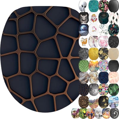 Softclose toiletbril met diverse motieven en stevige scharnieren