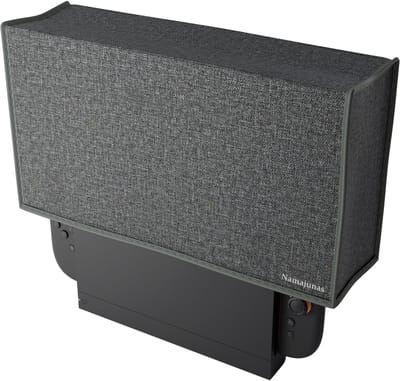 Namajunas - Stofhoes geschikt voor Nintendo Switch 2/OLED - Case - Beschermhoes geschikt voor Nintendo Switch 2-console en laadstation - Accessoires - Krasvast hoesje, waterdicht - Grau