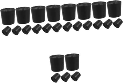 Deurstoppers - Deurwig - Deur Dempen - Antislip Rubber - 25 Stuks - Zwart