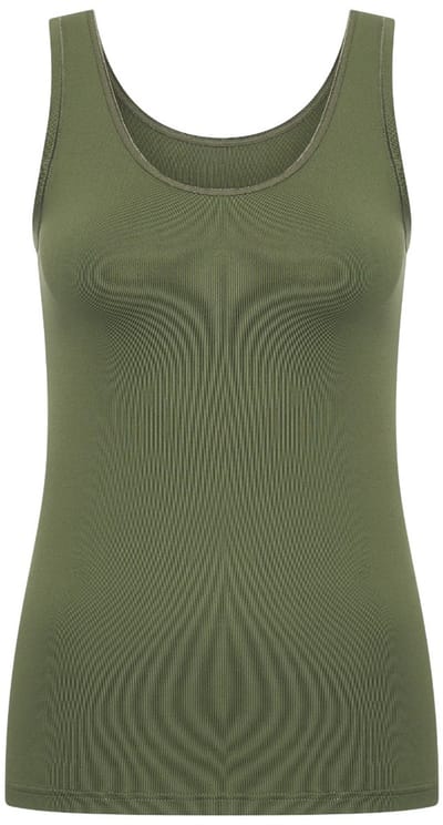 RJ Pure Color Dames Hemd Donkergroen S