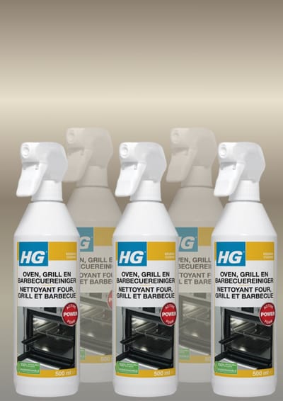 HG oven, grill en barbecue reiniger- 3 stuks