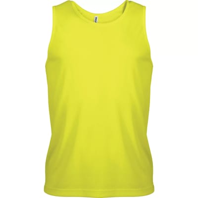 Herensporttop overhemd 'Proact' Fluorescent Geel - XS