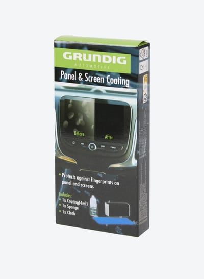 Grundig Automotive Panel & Screen Coating – Anti-Vingerafdruk Bescherming voor Autoschermen & Dashboard – Inclusief Spons en Doek (4 ml)