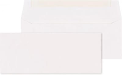 100 Luxe enveloppen - Langwerpig - Crème - 18x9cm 110grams - 180x90mm