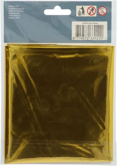 Folat - Folieballon Ster Goud - 48 cm