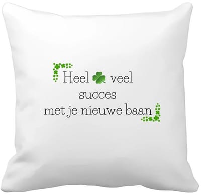 Akyol - afscheid collega cadeau - Kussen hoes - Collega - collega met opdruk - collega kado - collega afscheid - collega cadeautjes - collega cadeautjes verjaardag - leuk kado om te geven - 40 bij 40 cm