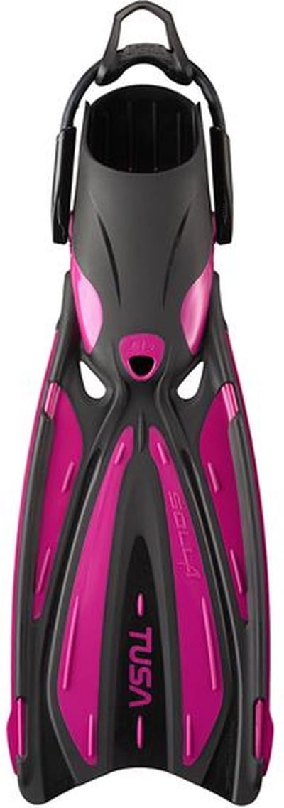 TUSA SOLLA Duikvinnen voor Volwassenen - Zwemvinnen met ForcElast technologie voor krachtige voortstuwing - Zwart/Roze - Maat XS (34–38) / (22–24 cm) - SF0114 XS RP