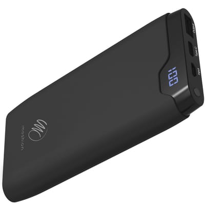 imoshion Powerbank 6.000 mAh - LED indicator - USB A & USB C - Zwart