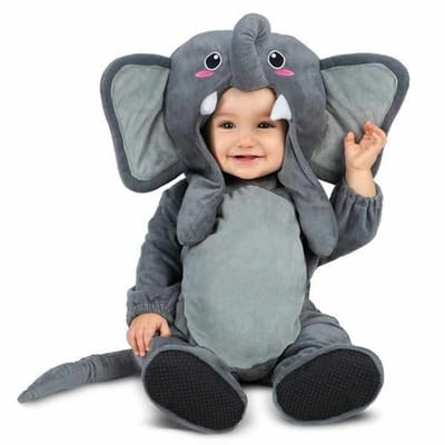 Kostuums voor Baby's My Other Me Olifant Grijs - 7-12 Maanden