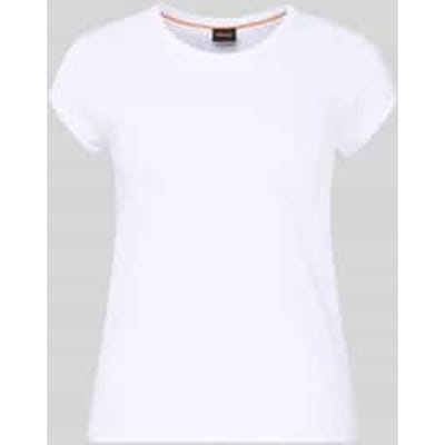 Slim fit T-shirt van Katoenmix Model 'C_ECUTE'