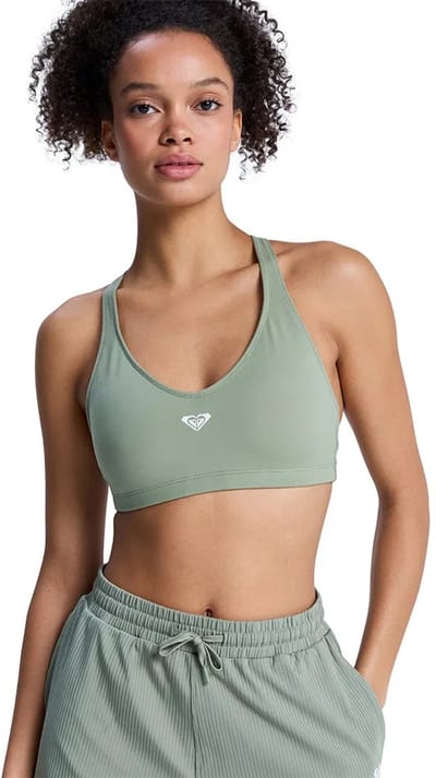 Roxy Heart Sportbeha Met Medium Impact Groen XS Vrouw