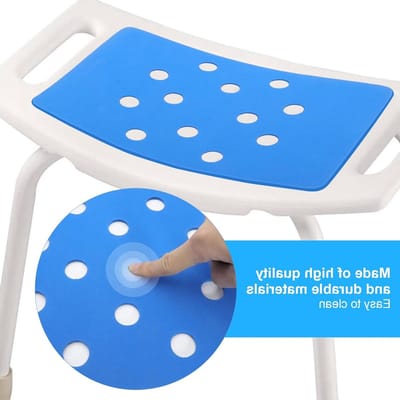 Comfortabele Douchekruk Kussen met Warmtebehoud, EVA Perforatie Ontwerp voor Badstoel, Douchestoel Kussen en Antislip Badmat